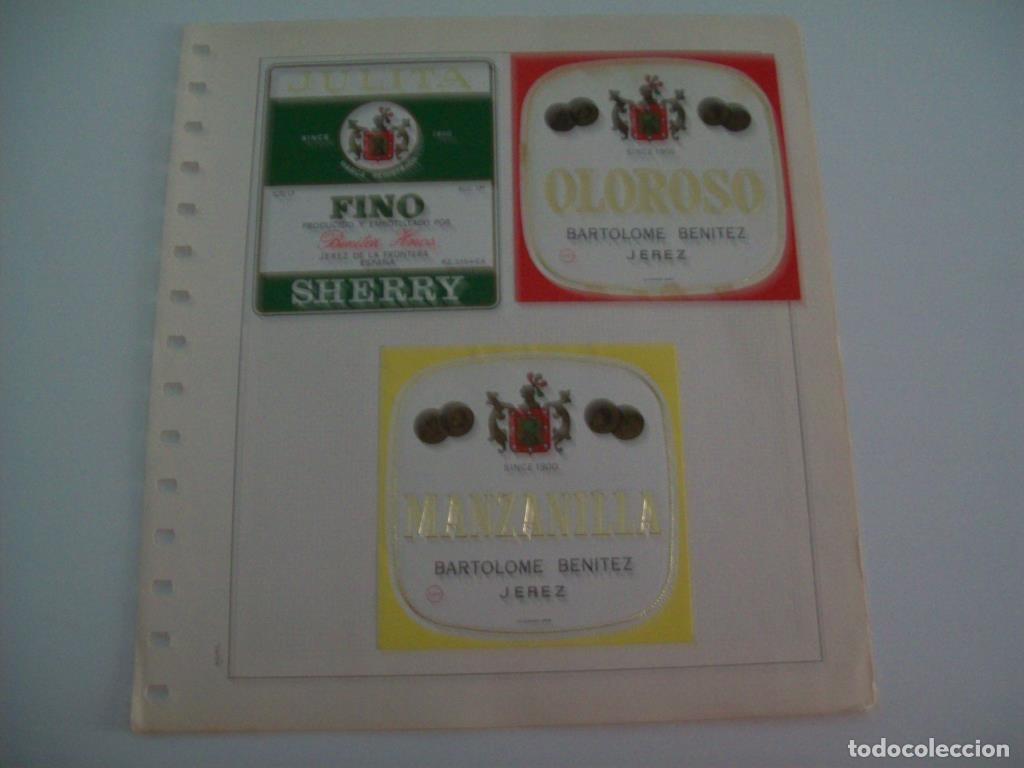 Postcards: ETIQUETA LICOR 2225: Fino Julita Manzanilla Bartolome Benitez Oloroso Bartolome Benitez - Varios