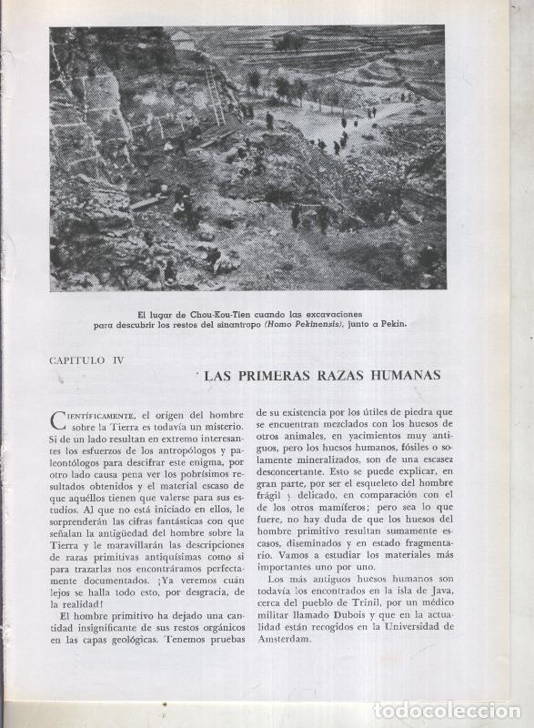 Postcards: Jose Pijoan: Historia del Mundo volumen 1, capitulo 04: Las primeras razas humanas - Varios