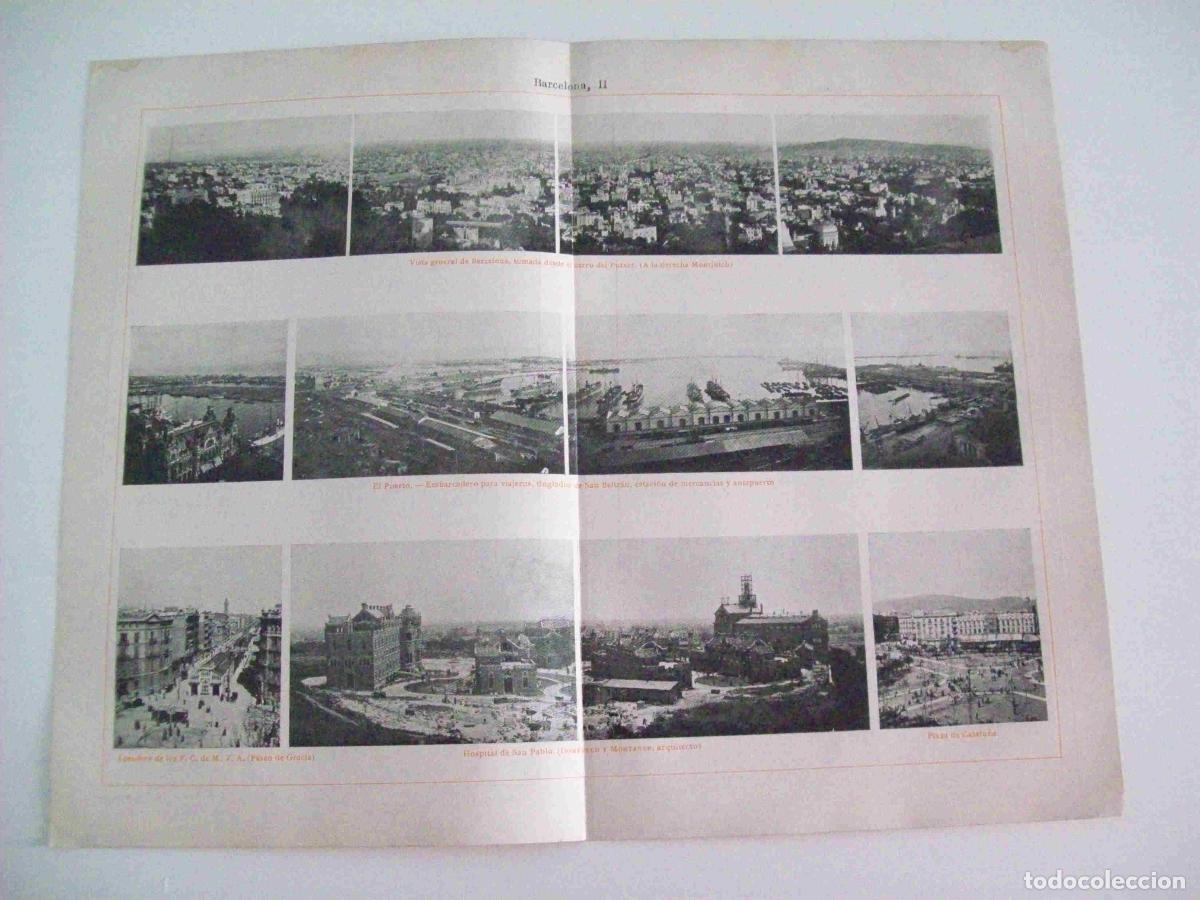 Postkarten: LAMINA ESPASA 9765: Vistas generales de Barcelona - Varios
