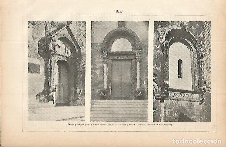 Postkarten: LAMINA ESPASA 9779: Basilica de San Nicolas en Bari Italia - Varios