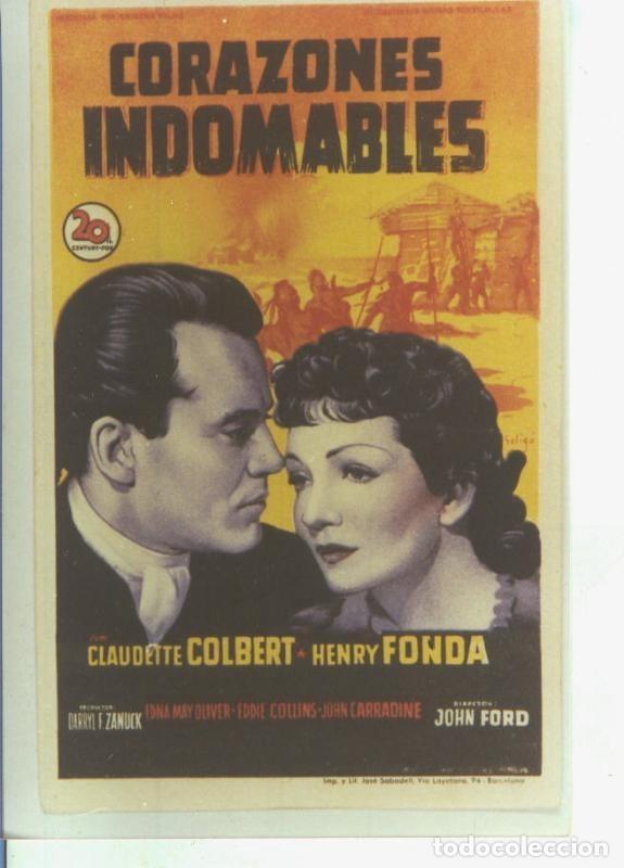 Postcards: Foto cine 609: Corazones indomables (Claudette Colbert-Henry Fonda) - Varios