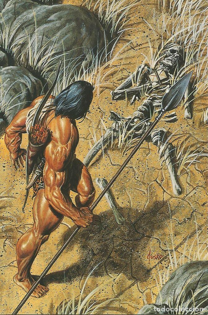 Cartoline: Colossal Card 57: Joe Jusko. Ancient Explorer - Joe Jusko