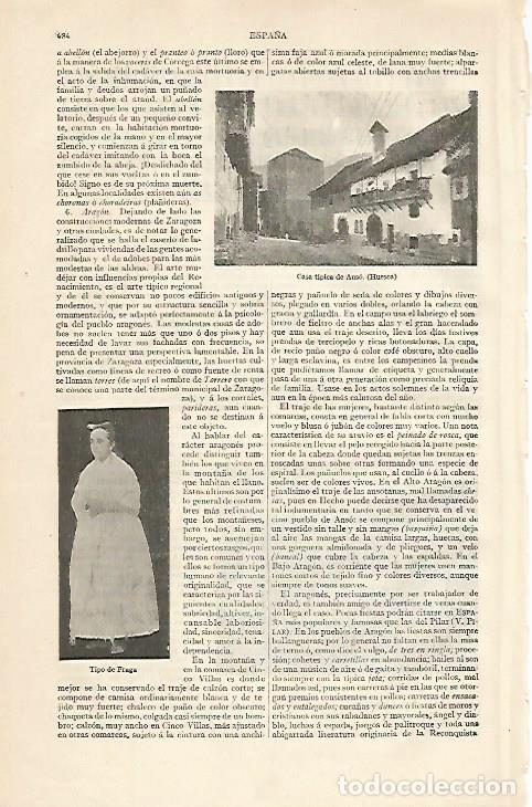 Postais: LAMINA ESPASA 10170: Casa tipica de Anso Huesca - Varios