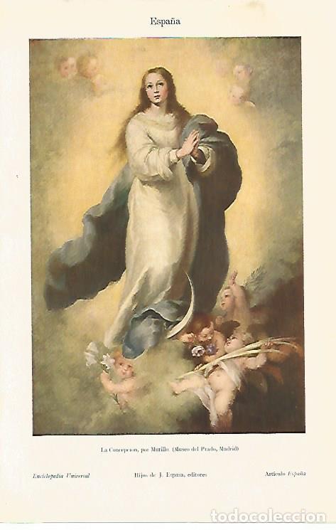Cartes Postales: LAMINA ESPASA 10385: La Concepcion por Murillo - Varios