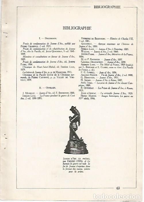 Postales: LAMINA 4514: Bibliografia sobre Juana de Arco - Varios