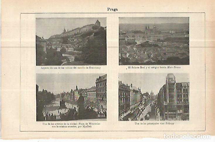 Cartoline: LAMINA ESPASA 10640: Vistas de Praga - Varios