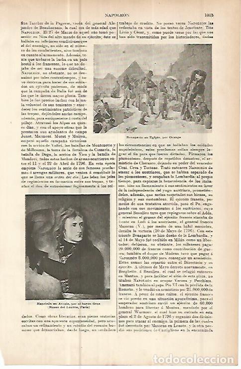Postkarten: LAMINA ESPASA 10706: Bonaparte en Egipto por Orange - Varios