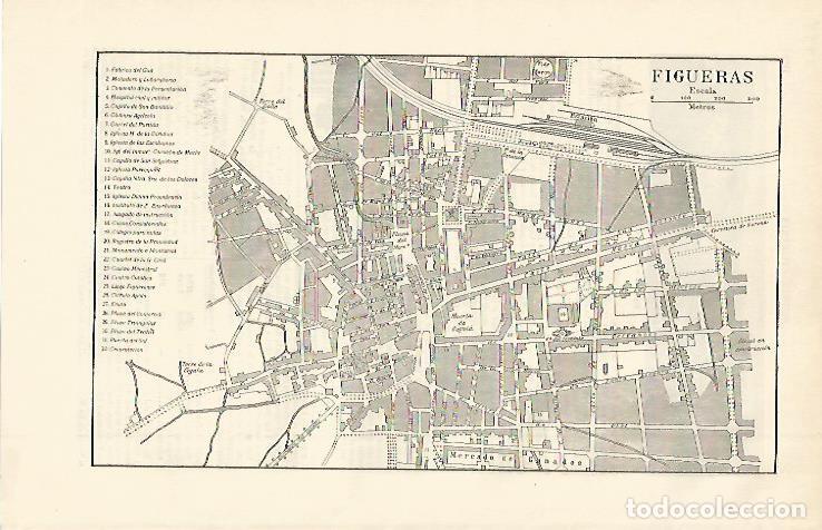 Postkarten: LAMINA ESPASA 2498: Plano de Figueres Girona - Varios Autores