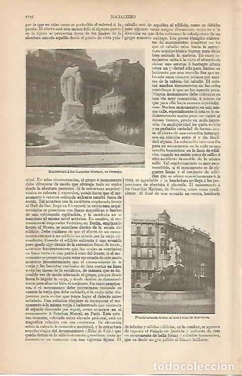 Cartoline: LAMINA ESPASA 2676: Monumento a los Guardias Marinas Bruselas - Varios Autores