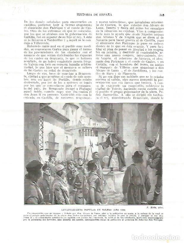 Postkarten: LAMINA 4799: Levantamiento popular en Toledo a&ntilde;o 1449 - Manuel Rodriguez Codola