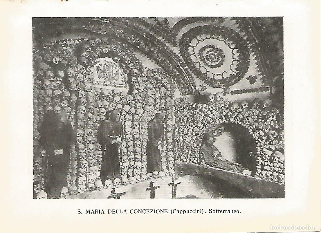 Postales: Lamina 1042: ROMA. Santa Maria della Concezione. Subterraneo - Varios