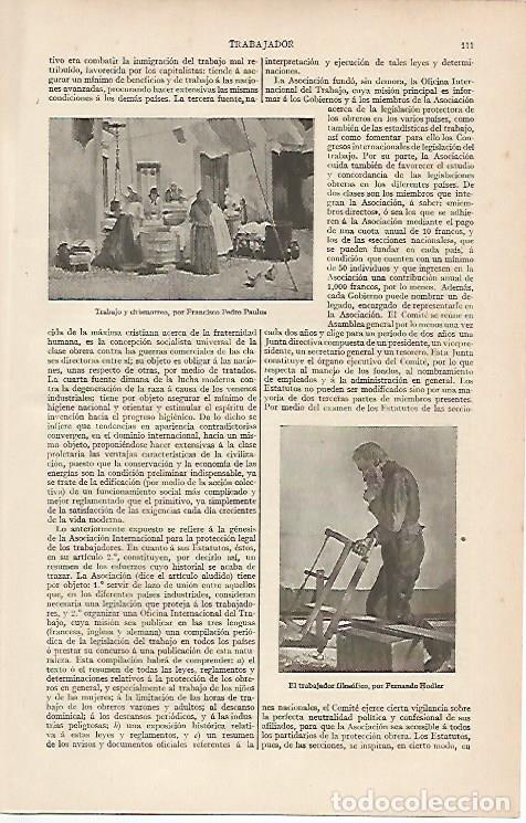 Postcards: LAMINA ESPASA 10984: Trabajo y chismorreo por Paulus - Varios