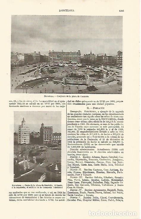 Postkarten: LAMINA ESPASA 10950: Plaza de Catalu&ntilde;a en Barcelona - Varios