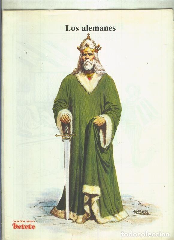 Cartoline: Jose Lus Salinas. Historia del Traje: Los alemanes, 1 hoja numerada a mano 2 - Varios