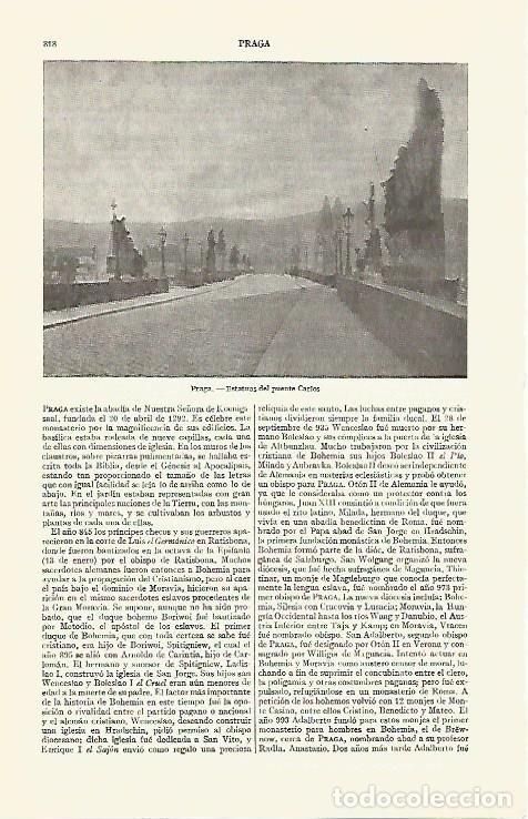 Cartoline: LAMINA ESPASA 2817: Estatuas del puente Carlos en Praga - Varios Autores