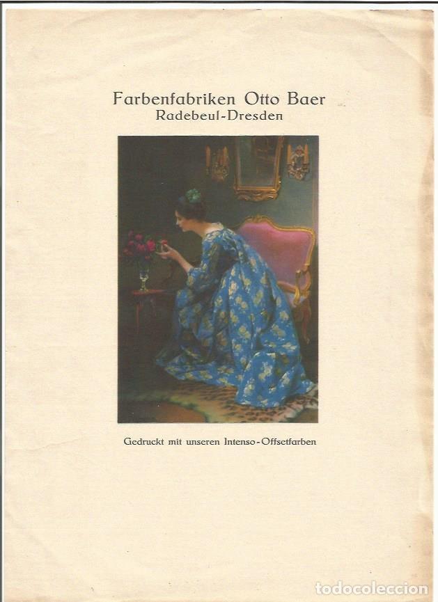 Cartoline: LAMINA 2345: Publicidad Fabricas de Pintura OTTO BAER. Dresden - Varios