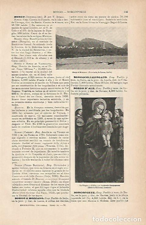 Cartoline: LAMINA ESPASA 11756: Borgo a Mozzano Italia - Varios