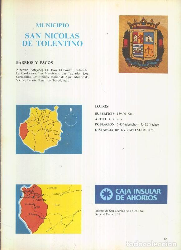 Cartoline: Municipio Canario de San Nicolas de Tolentino: 4 paginas, 9 fotos color - varios