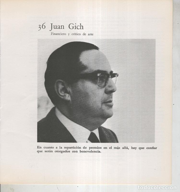 Cartoline: Ficha 036: Juan Gich: Financiero y critico de arte - Varios
