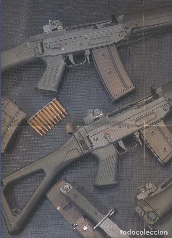 Postales: Poster revista Armas: Fusiles de Asalto SIg - Varios
