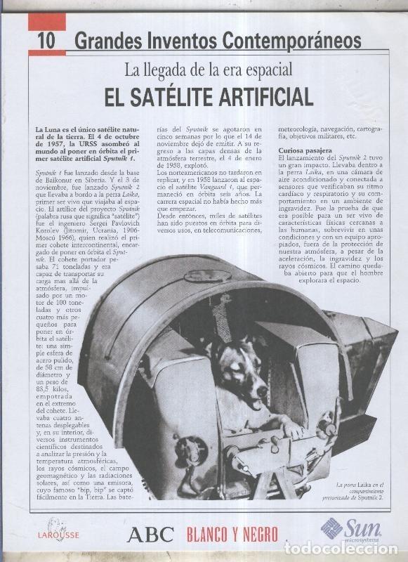 Postales: Grandes Inventos Contemporaneos numero 10: El satelite artificial - Varios