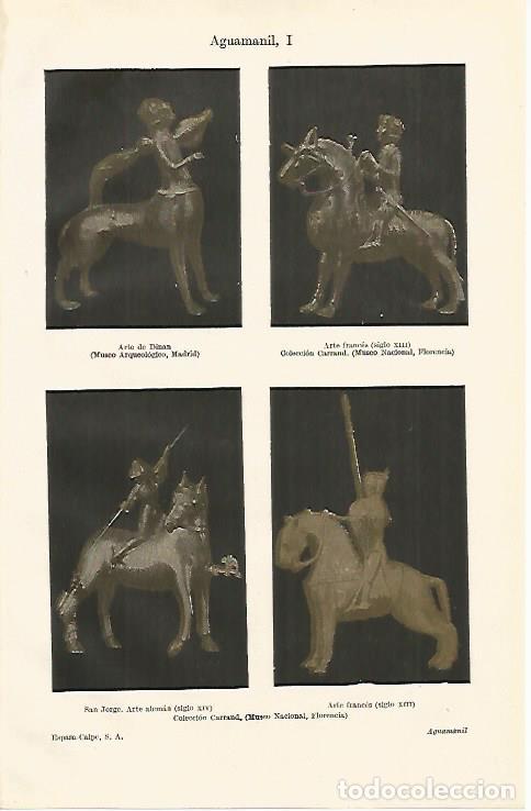 Postales: LAMINA ESPASA 12649: Aguamanil de la Coleccion Carrand en Florencia - Varios
