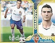 Postales: CROMO 844 LIGA 2011-12: Obradovic Real Zaragoza - Varios