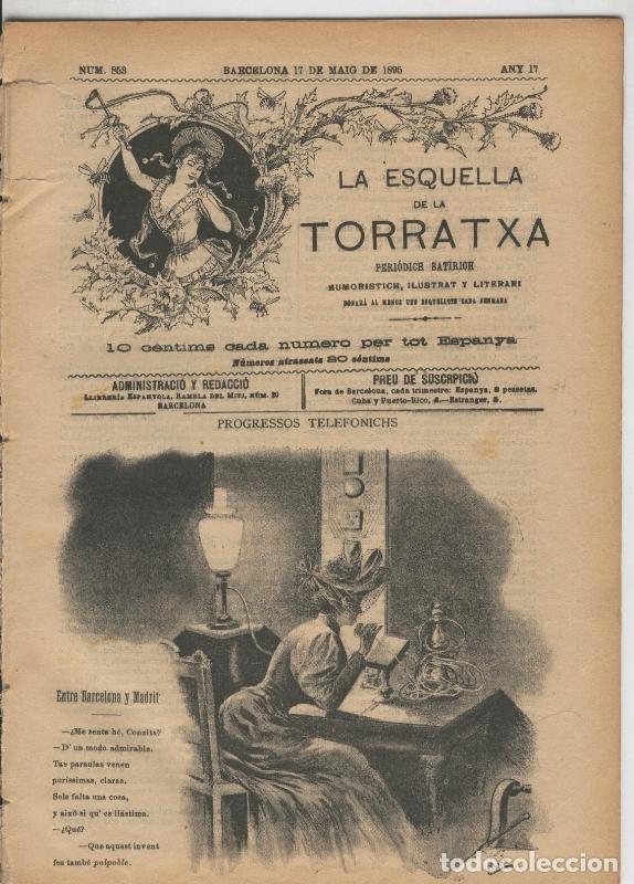 Postais: La esquella de la Torratxa numero 0853 del 17.5.1895 - Varios