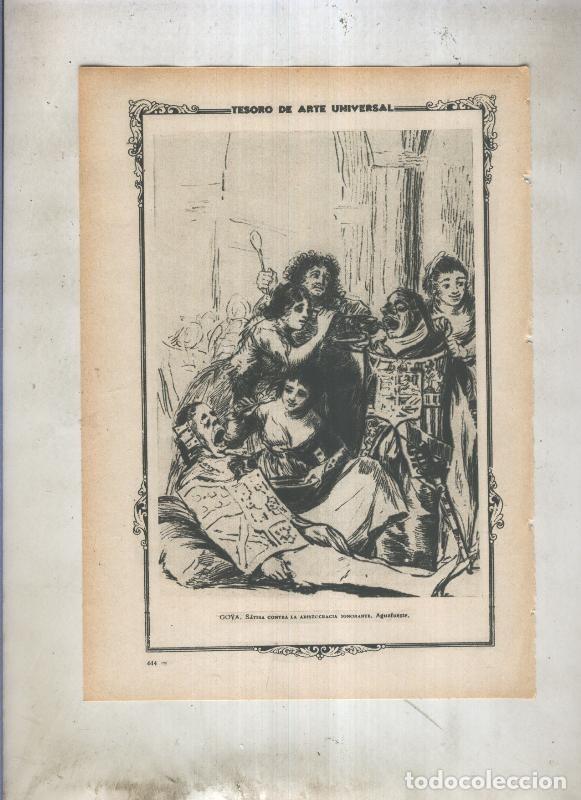 Postcards: Lamina 022: Satira contra la aristocracia ignorante de Goya - Varios