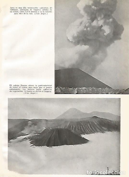 Postkarten: LAMINA GEOGRAFIA 0071: Volcanes en Java - Ricardo Beltran y Vicente Vera