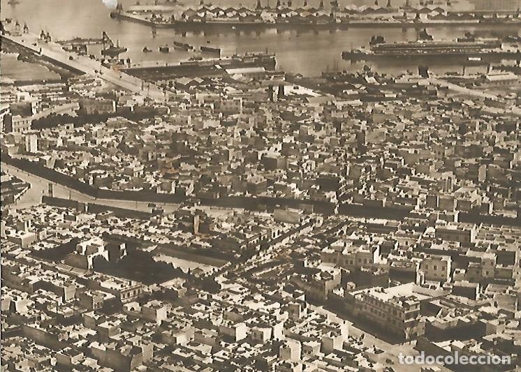 Postkarten: LAMINA GEOGRAFIA 0130: Vista aerea de Casablanca Marruecos - Ricardo Beltran y Vicente Vera
