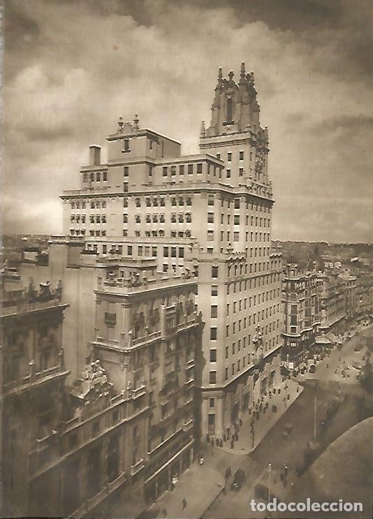Postales: LAMINA GEOGRAFIA 0128: Gran Via de Madrid - Ricardo Beltran y Vicente Vera