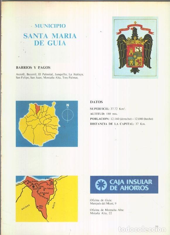 Cartes Postales: Municipio Canario de Santa Maria de Guia: 4 paginas, 9 fotos color - varios