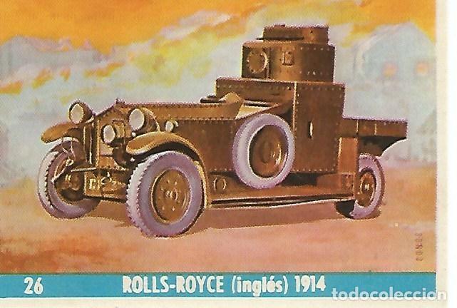 Cartes Postales: CROMO CHOCOLATES LAS COMAS - Auto al dia no 26 - Rolls-Royce 1914 - Varios