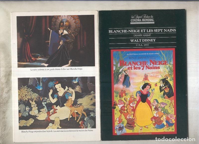 Cartes Postales: Les Super Fiches de Cinema Mondial: Blanche Neige et les sept nains - varios