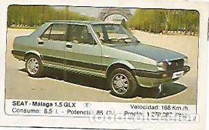 Postales: CROMO 391 ALBUM COCHES MOTOR 16: SEAT MALAGA 1.5 GLX - Varios