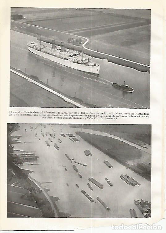 Postkarten: LAMINA GEOGRAFIA 0248: Canal del Norte y rio Mosa Holanda - Ricardo Beltran y Vicente Vera