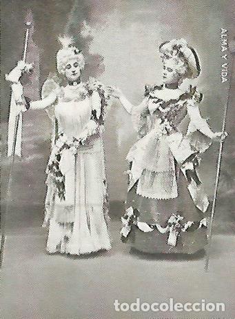Postkarten: LAMINA 2534: Anita Ferri y Matilde Moreno en Alma y Vida. El Dorado 5 junio 1902 - Jose Maria Junyen