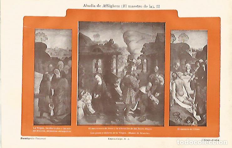 Postales: LAMINA ESPASA 13110: Los gozos y dolores de la Virgen en el Museo de Bruselas - Varios