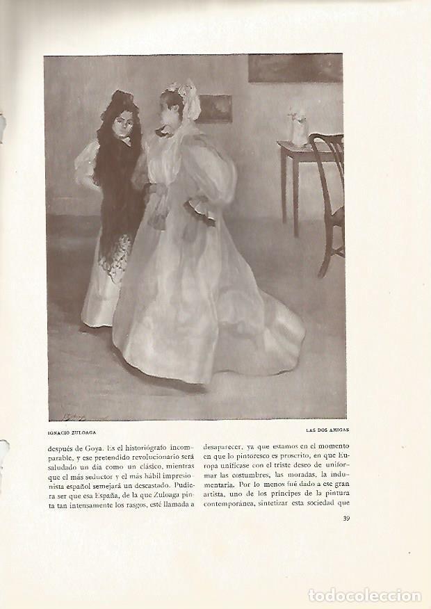 Postales: LAMINA 5038: Las dos amigas por Ignacio Zuloaga - Varios