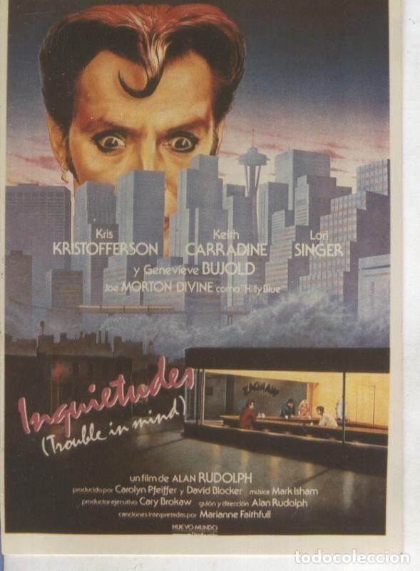 Cartes Postales: Foto cine 231: Inquietudes (Kris Kristofferson-Keith Carradine) - Varios