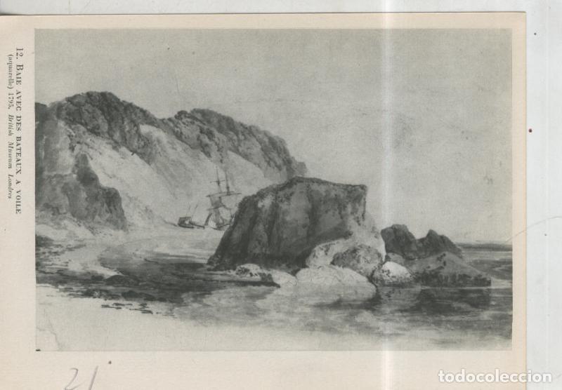 Cartes Postales: Turner lamina 21: Baie avec des bateaux a voile - Varios