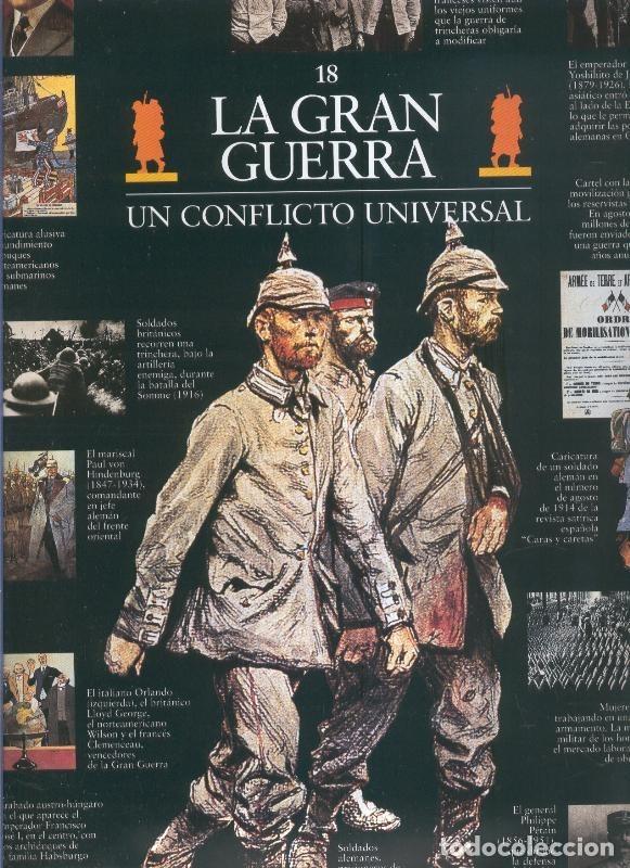 Cartes Postales: Escenarios de la historia numero 18: La gran guerra, un conflicto universal - varios