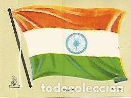 Cartoline: CROMO COLECCION UNIVERSAL 1968: BANDERA INDIA. Numero 183 - Varios