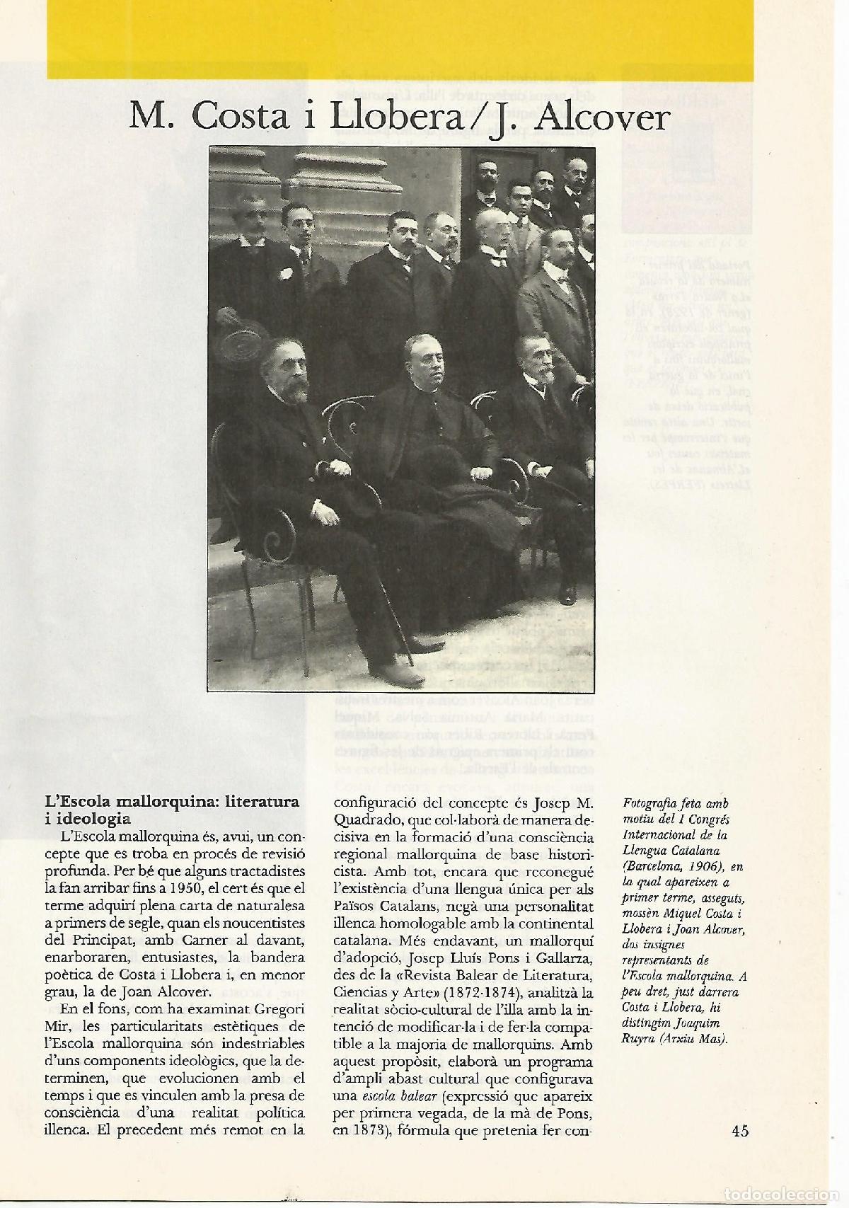 Postcards: FASCICULO 0058: M. COSTA I LLOBERA / J. ALCOVER - Manuel Llanas