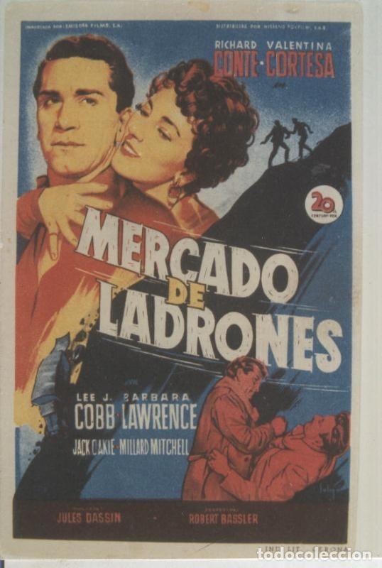 Postales: Foto cine 281: Mercado de ladrones (Richard Conte-Valentina Cortesa) - Varios