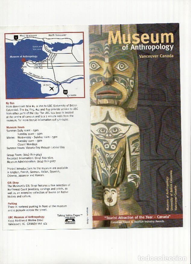 Postkarten: Diptico Museo: MUSEUM OF ANTHROPOLOGY OF VANCOUVER (CANADA) - MUSEUM OF ANTHROPOLOGY OF VANCOUVER