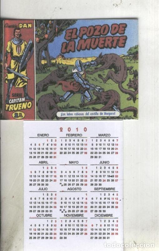 Postkarten: Calendario bolsillo 2010: El Capitan Trueno portada numero 011 - Varios