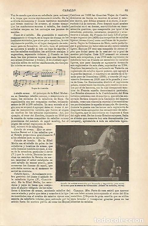 Postales: LAMINA ESPASA 14574: Caballo de madera - Varios