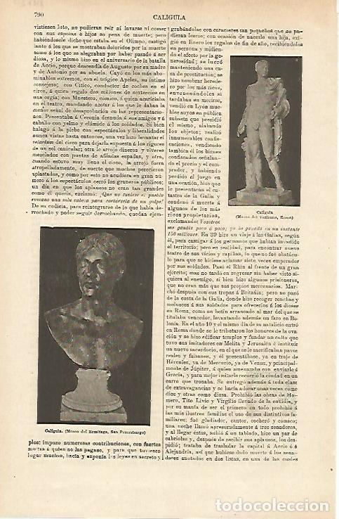 Postales: LAMINA ESPASA 14730: Esculturas de Caligula - Varios